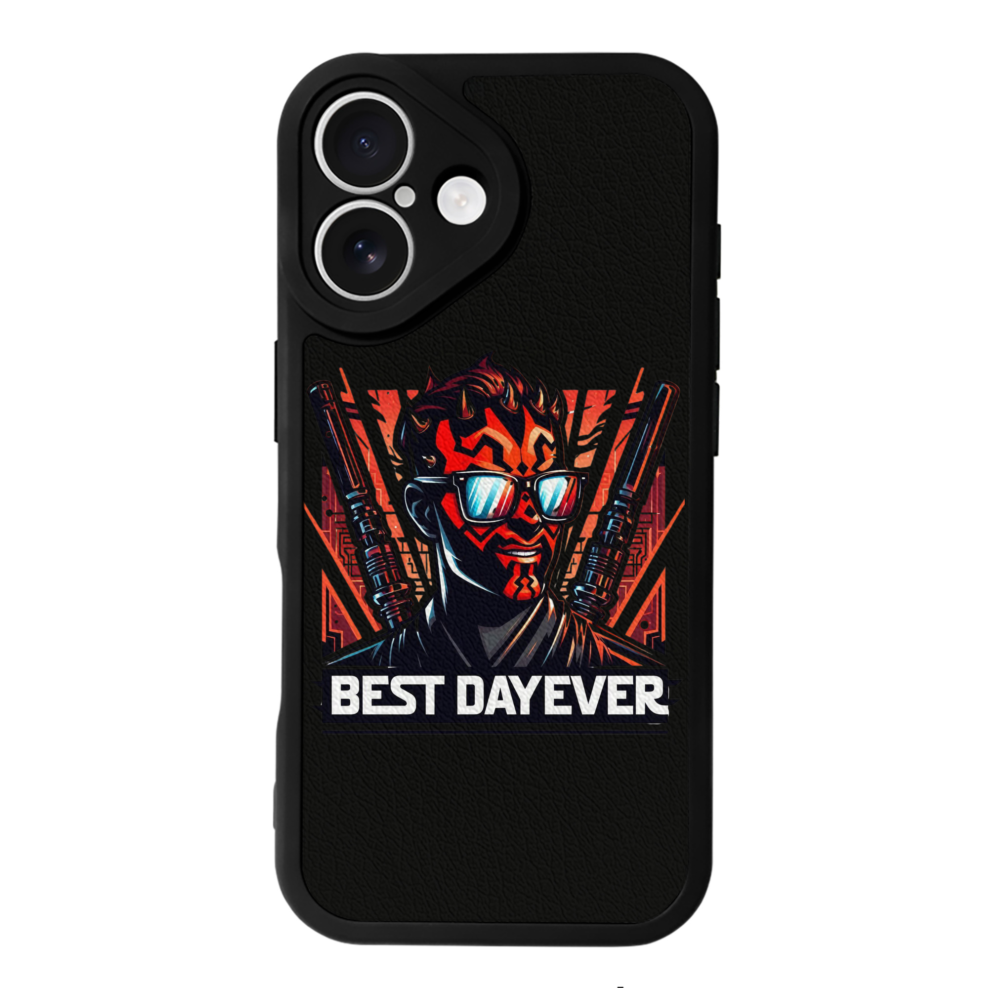（画像用） スター・ウォーズ Star Wars 【iPhone 16シリーズ対応】シリコンスマホケース（レザー調） 材質：シリコン